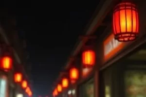 《长夜列车》车厢走廊尽头灯光剧照
